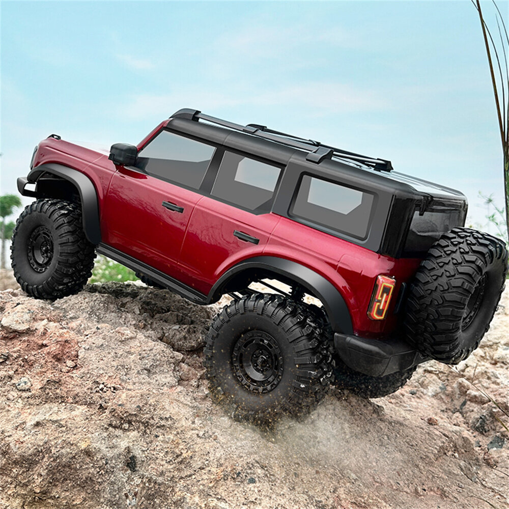 HB Toys RTR R1001/2/3 1/10 2.4G 4WD RC Car Full Proportional Rock Crawler LED Light 2 Speed Off-Road Climbing Truck Vehicles Models Toys