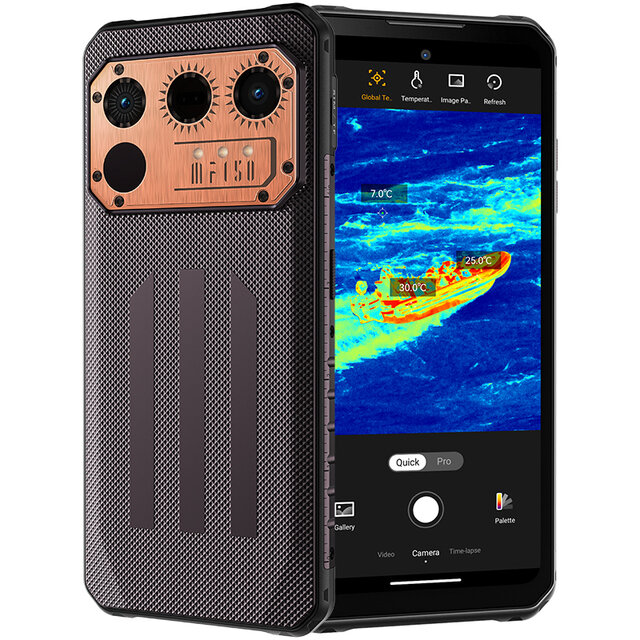 IIIF150 Raptor Thermal Imaging Camera 108MP Camera 64MP Night Vision 24GB 256GB 6.8 inch 120Hz Android 13 Helio G99 NFC 65W Fast Charge 10000mAh IP68 IP69K Waterproof 4G Rugged Smartphone