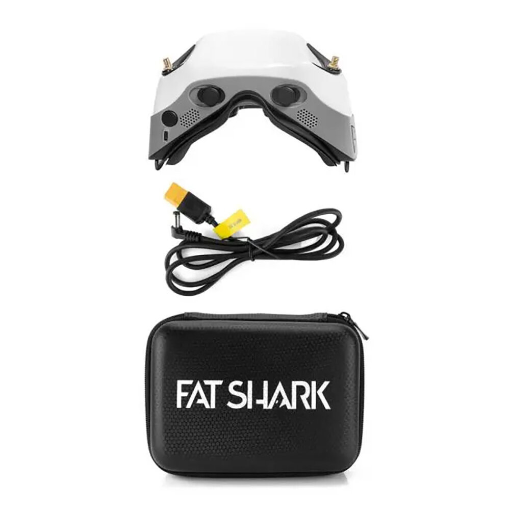 Fat Shark Dominator HDO3 Digital HD 1080p OLED FPV Goggles FOV 46° Integrated DVR Compatible Walksnail Avatar Transmitter for RC Drone (Inclusive of European VAT)