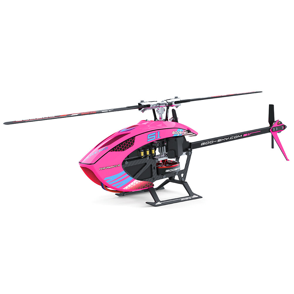 GOOSKY S1 6CH 3D Aerobatic Dual Brushless Direct Drive Motor RC Helicopter BNF with GTS Flight Control System/RTF