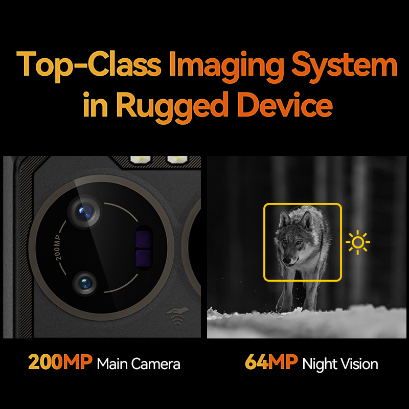 IIIF150 B2 Ultra 200MP Camera 64MP Night Vision Micro-Motion Sensing 24GB 256GB Dual Display Helio G99 6.78 inch FHD+ 120Hz 15000mAh 65W Fast Charge NFC IP68 IP69K Waterproof 4G Rugged Smartphone