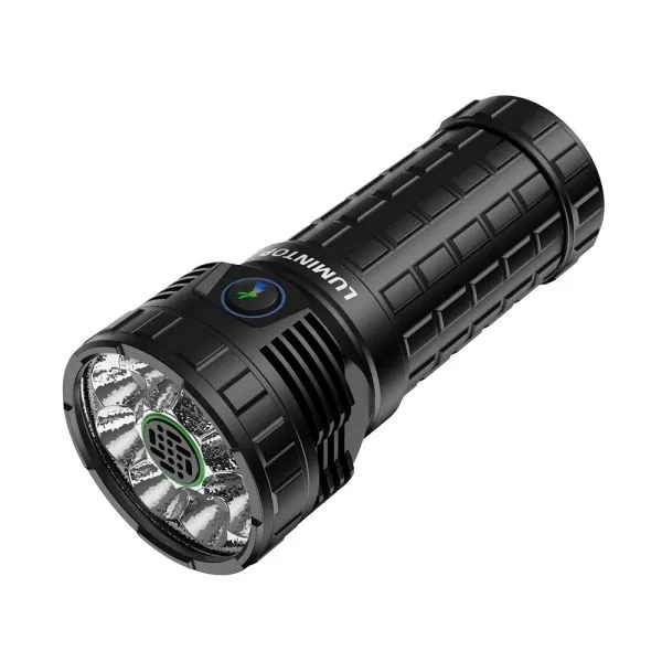 LUMINTOP Mach 4695 V2 26000LM Super Bright Strong Flashlight with 32000mAh 46950 Battery, Cooling Fan Type-C USB Charge and Discharge Design High Lumen Powerful LED Torch