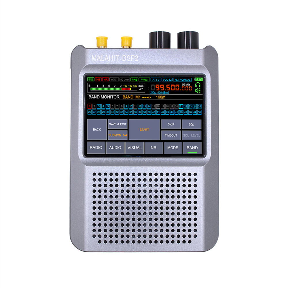 New Firmware 2.40 Genuine Second Generation Malahit-DSP2 SDR Malachite Receiver Radio 10kHz-380MHz 404MHz-2GHz