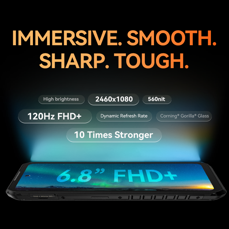 IIIF150 B2 Pro 108MP Camera 24MP Night Vision 24GB 256GB Helio G99 6.78 inch FHD+ 120Hz 10000mAh NFC IP68 IP69K Waterproof 4G Rugged Smartphone