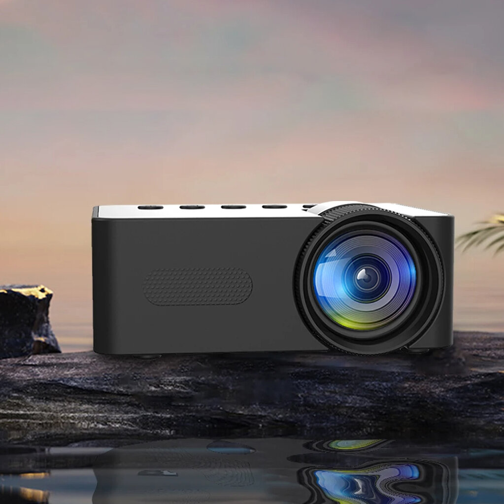 YT100 Mini Wifi Smart Portable Outdoor Projector Full HD1080P Office Home Theater Movie Wireless Same Screen Projector