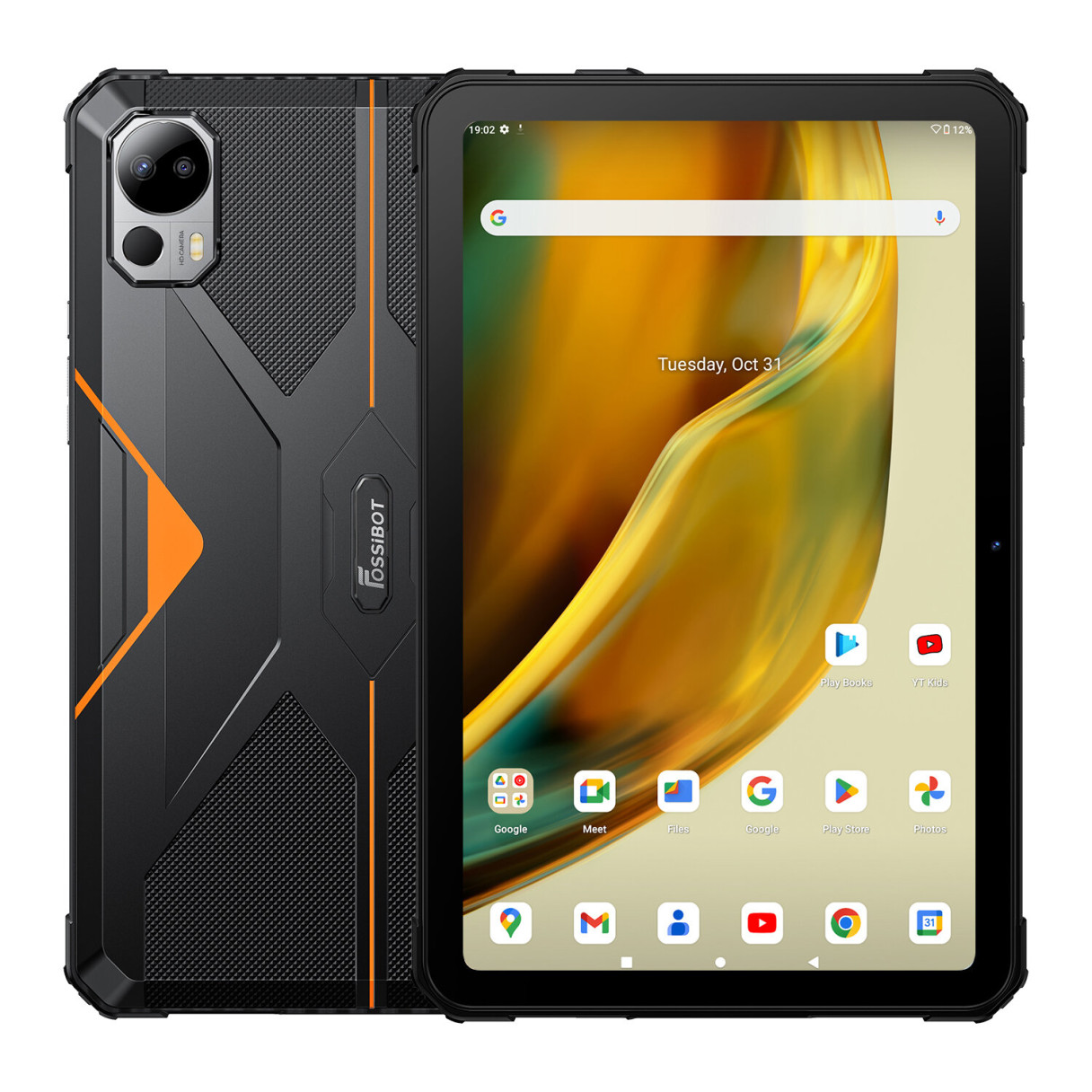 FOSSiBOT DT1 Lite MT8788 Octa Core 4GB RAM 64GB ROM 10.4 Inch 2K Screen Android 13 IP68 IP69K Face Unlock Rugged Tablet