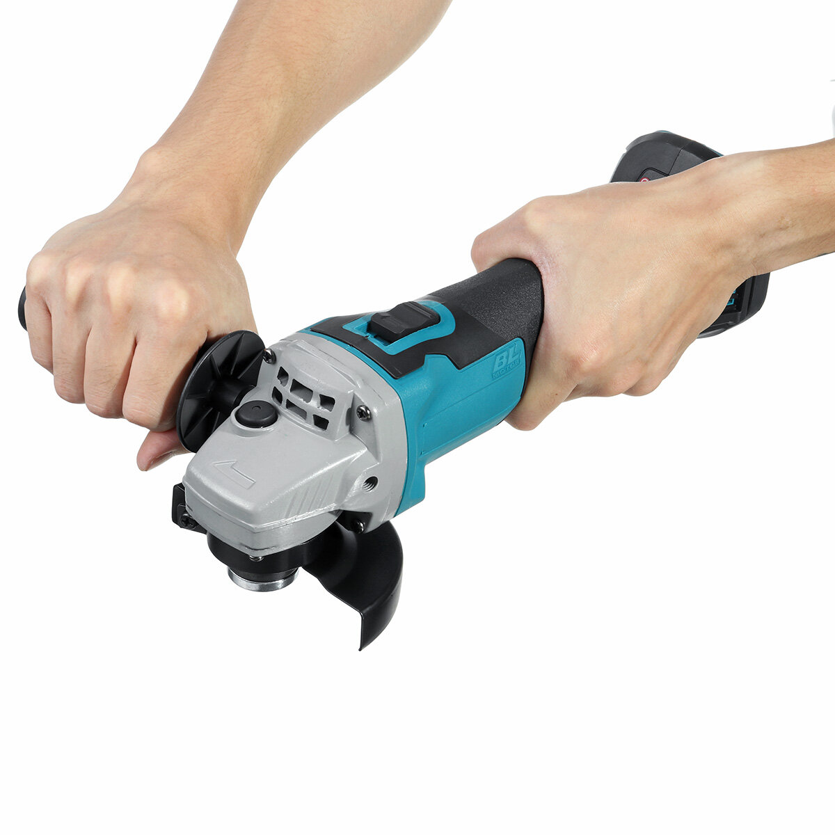 Drillpro 18V 800W 125mm Cordless Brushless Angle Grinder For Makita Battery Electric Grinding Polishing Machine