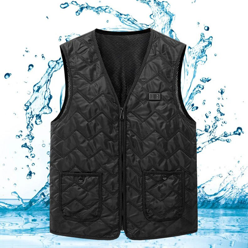 TENGOO HS-08 8 Areas Smart Heating Vest USB Charging Winter Warmth Cold-proof Washable Vest for Men Women Elderly People