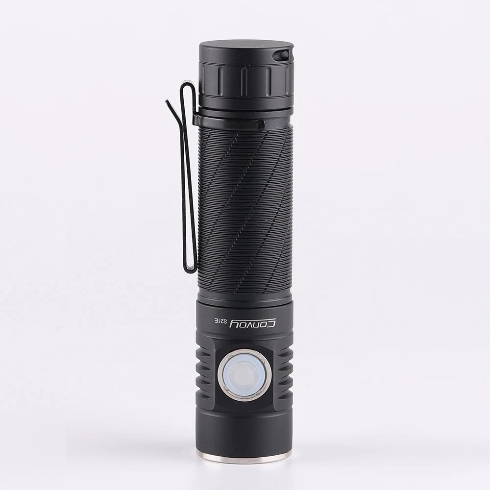 Convoy S21E SST40 SFT40 519A 2400LM USB Rechargeable LED Flashlight Type-C Charging Port 21700 Lantern Flash Light High Powerful Torch Camping Lamp Tactical Light