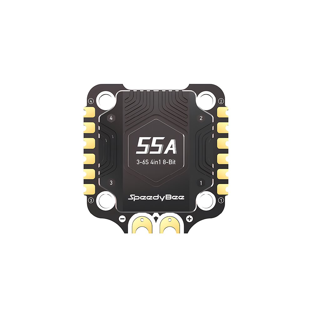 30.5x30.5mm SpeedyBee F405 V4 F4 Flight Controller with 5V 9V BEC Output 55A BL_S 3-6S 4in1 ESC Stack Support DJI O3 for RC Drone FPV Racing