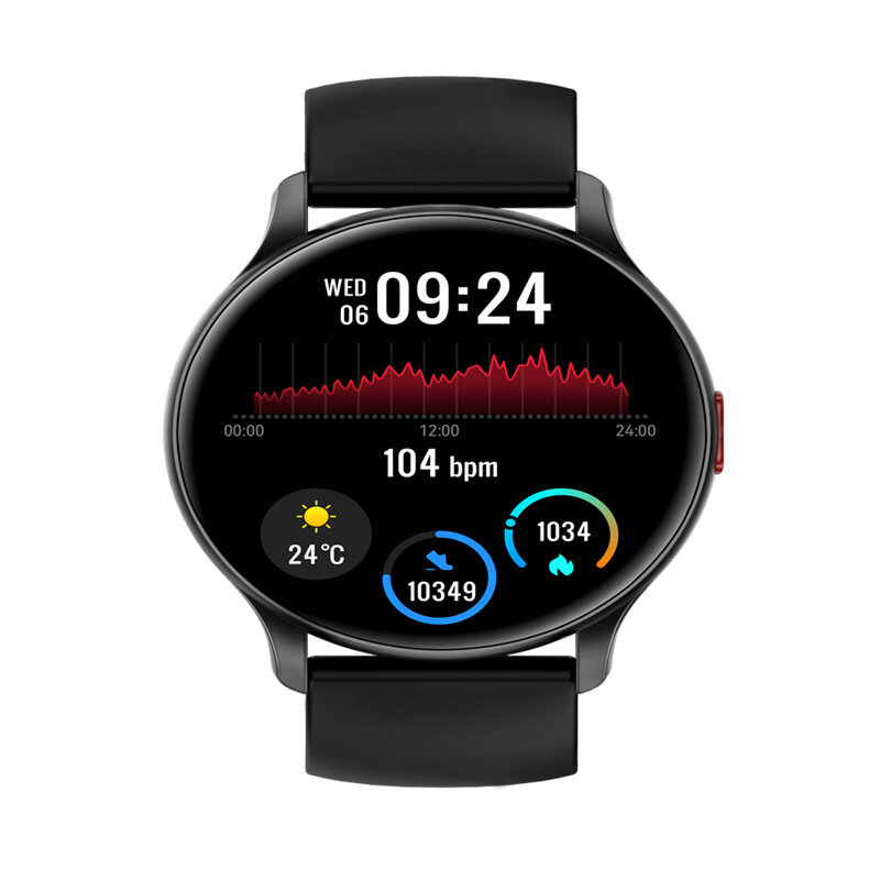 Senbono MAX11 1.43inch HD Screen bluetooth Call Heart Rate Blood Pressure SpO2 Monitor Sleep Monitoring Multi-sport Modes Music Playback IP68 Waterproof Smart Watch