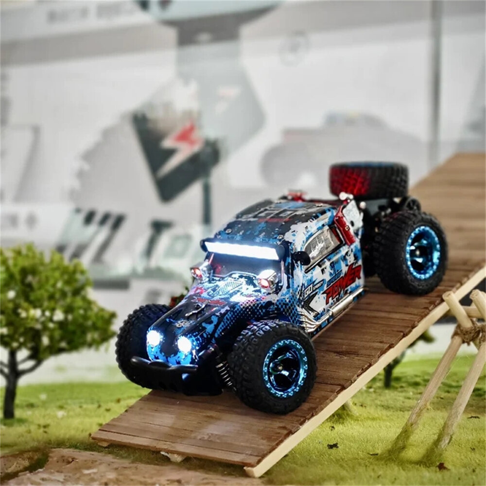Wltoys 284161 RTR 1/28 2.4G 4WD RC Car Off-Road Climbing High Speed LED Light Truck Full Proportional Vehicles Models Toys