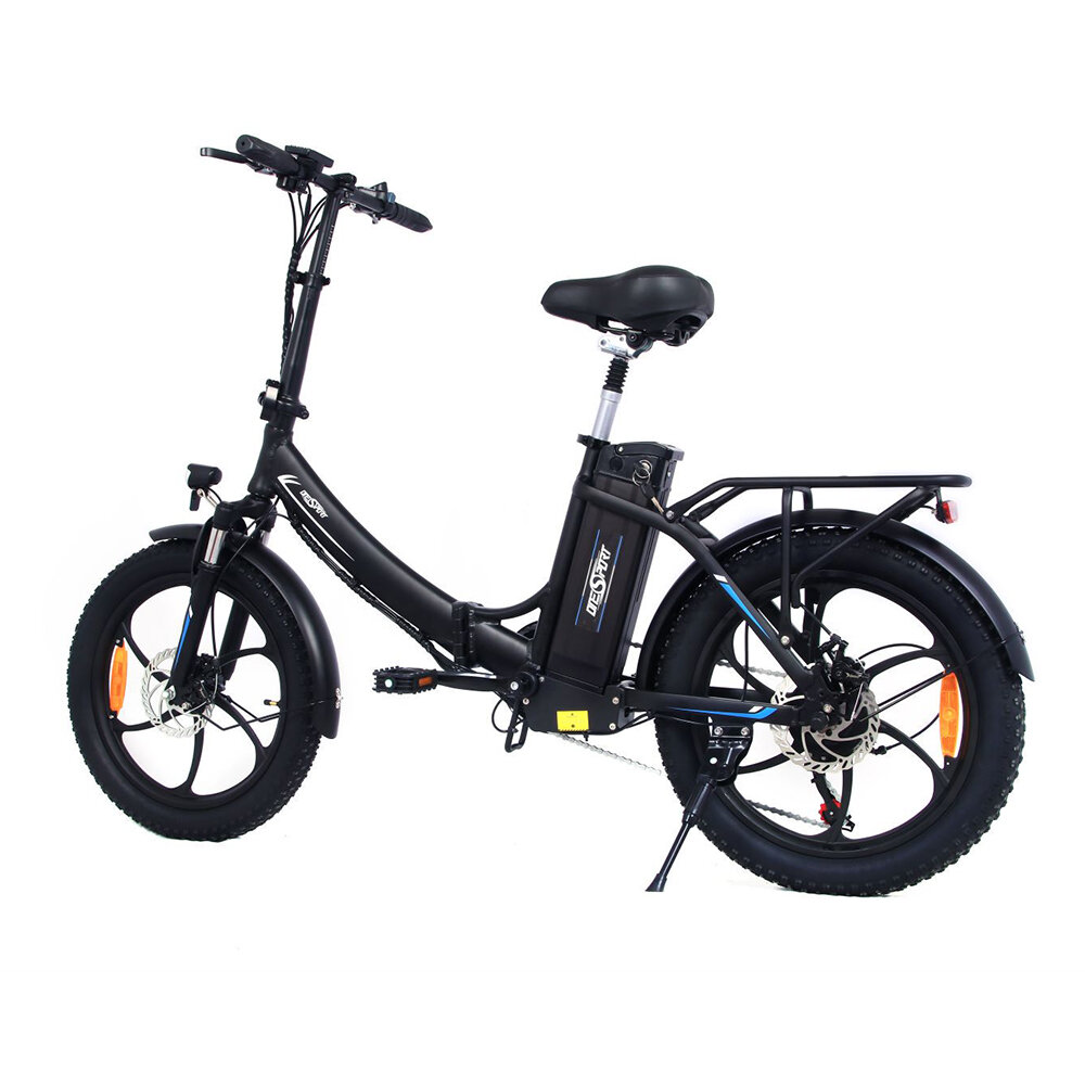 [EU DIRECT] ONESPORT OT16 Electric Bike 48V 15Ah Battery 350W Motor 20*3.0inch Fat Tires 100-130KM Max Mileage 120KG Max Load Folding Electric Bicycle