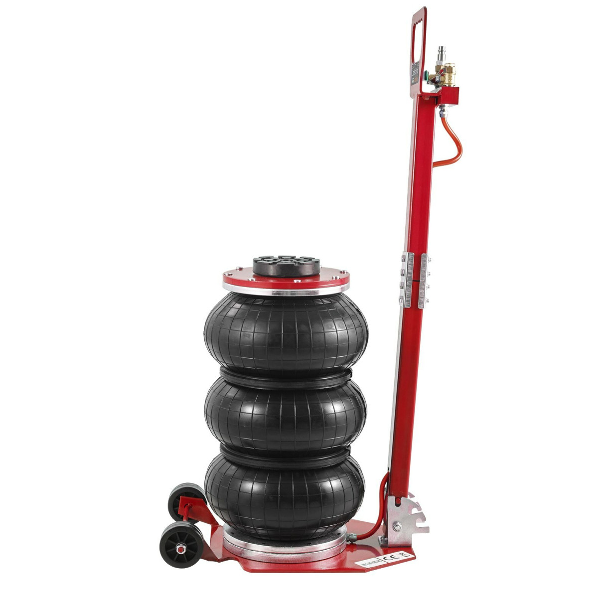 iMars Air Jack 3 Ton/6600 lbs Triple Bag Air Jack Airbag Jack with Six Steel Pipes 17.7 inch/470 mm Lift up Fast Lifting Pneumatic Jack with Adjustable Long Handle for Cars Garages Repair