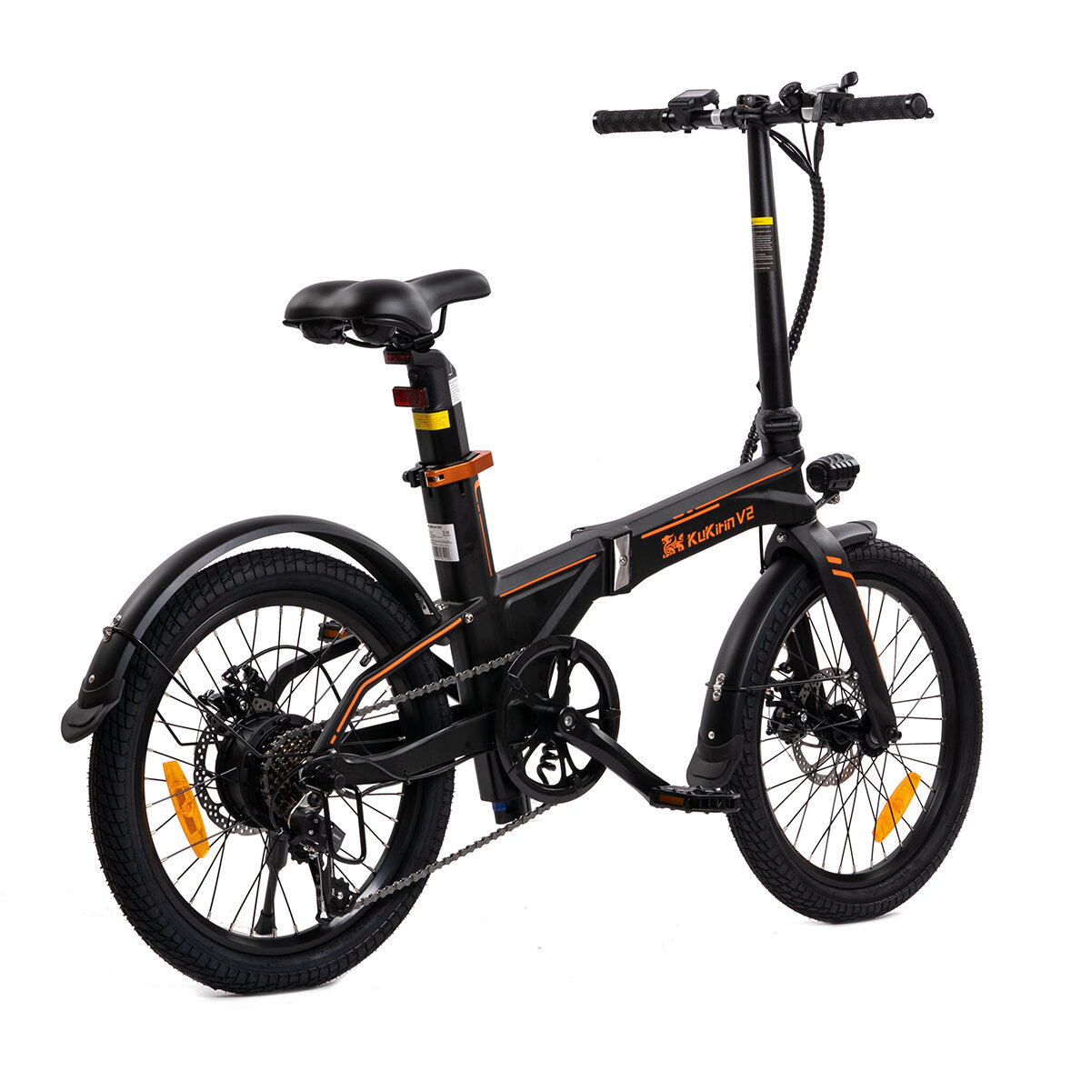[EU DIRECT] Kukirin V2 City Electric Bike 36V 7.5Ah 250W Electric Bicycle 20 Inch 45KM Mileage Range Max Load 120KG City E Bike