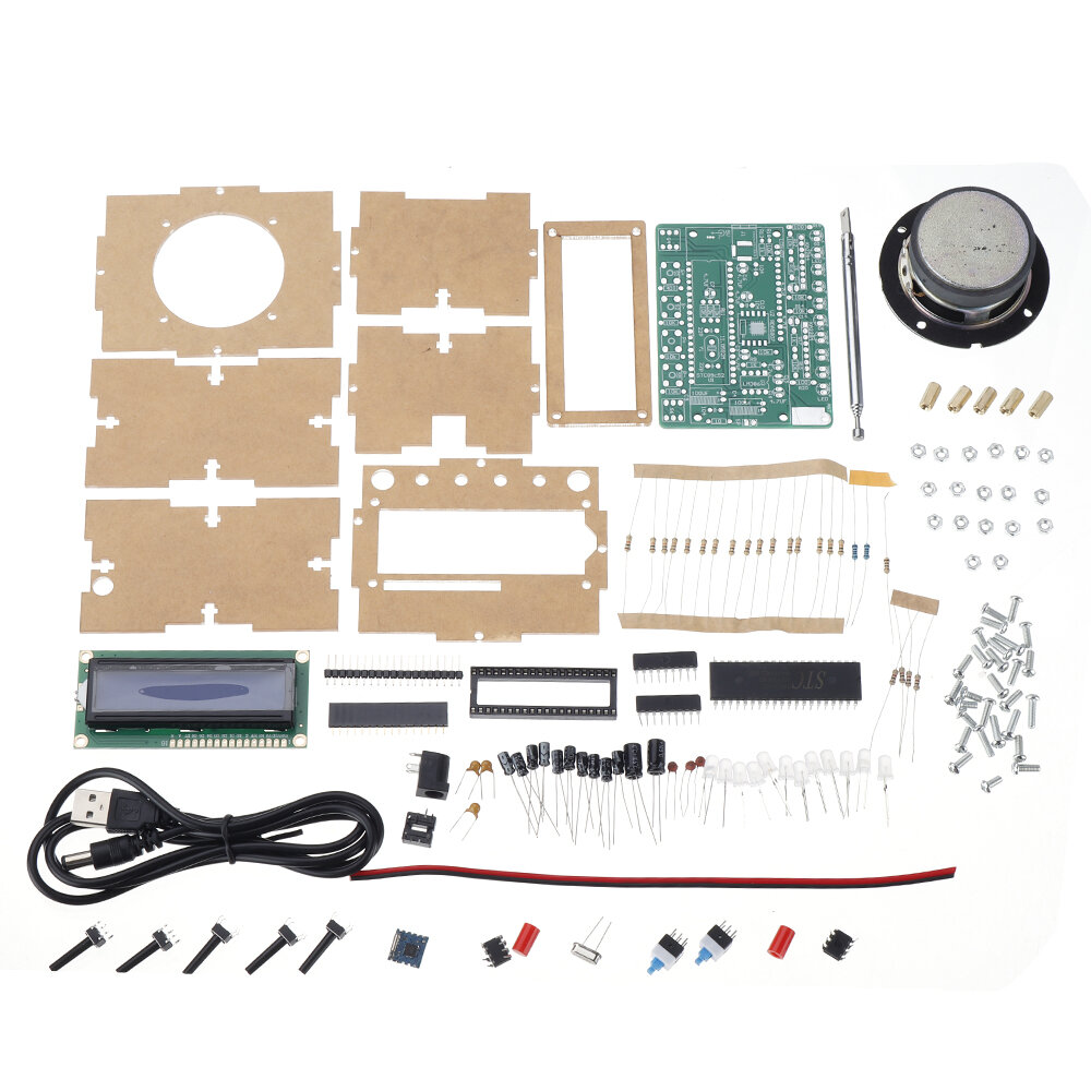 Geekcreit® DIY Radio Electronic Kit Parts 51 Single-chip FM Digital Sound Machine