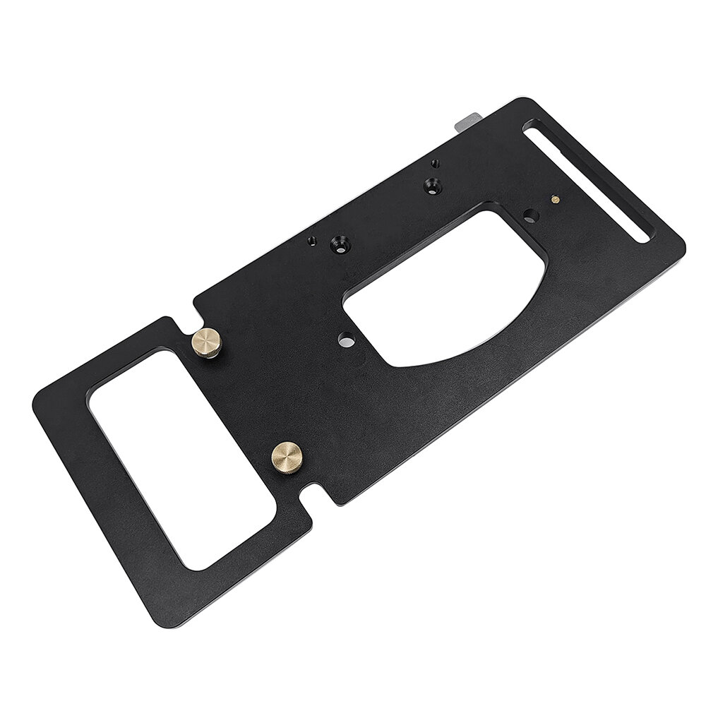 ENJOYWOOD Aluminum Alloy Track Saw Square Guide Rail Angle Stop Woodworking 90 Degree Right Angle Guide Plate Square Cutting Everytime for Makita / Festool