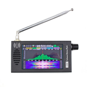 4.3" Software Defined Radio SDR Radio Receiver 100K-149MHz Digital Demodulation Short Wave FM MW SSB CW HAM DSP Receiver