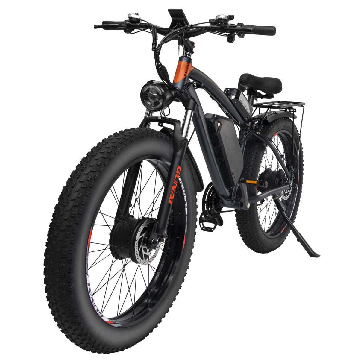 [EU DIRECT] GUNAI GN88 Electric Bike 48V 22Ah Battery 1000W*2 Dual Motors 26*4.0inch Fat Tires 70-130KM Mileage Range 150KG Max Load Electric Bicycle