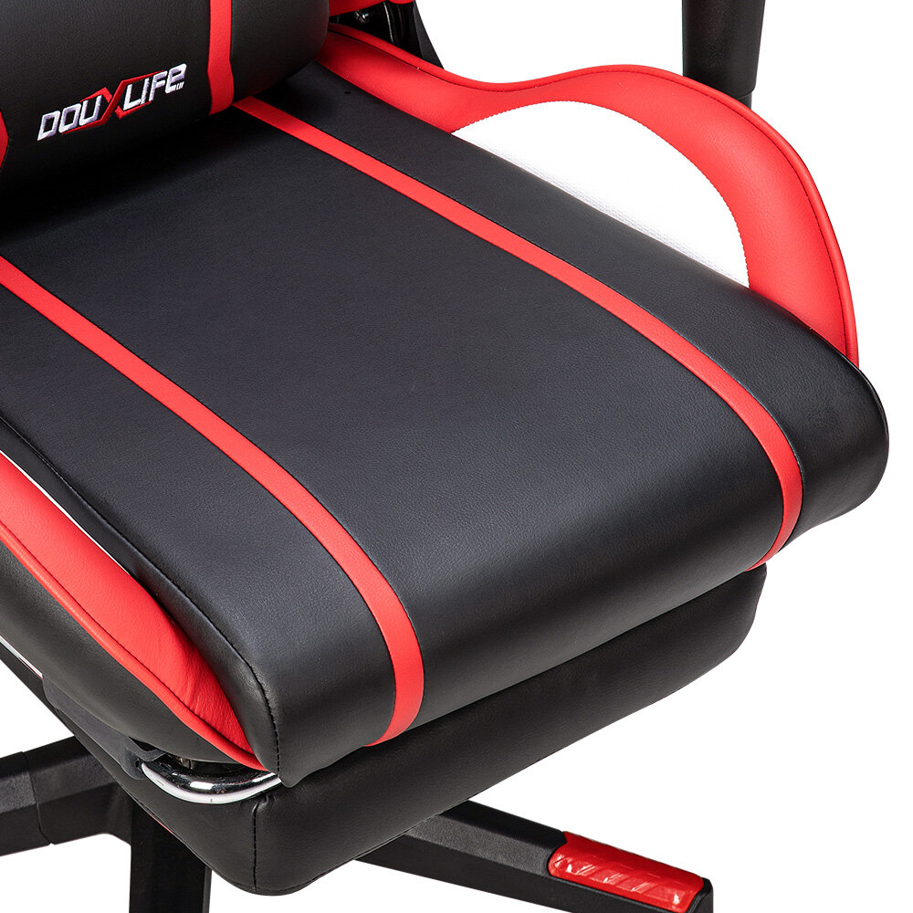 Douxlife® GC-RC03 Gaming Chair Massage Ergonomic High Back Design Lumbar Relax New Customized PU Massage Computer Office Chairs 2022