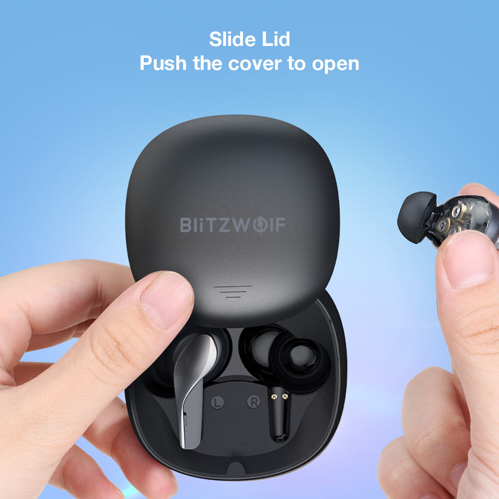[Triple Dynamic] BlitzWolf® BW-FYE15 TWS bluetooth Earphone HiFi Stereo Bass Low Latency Smart Touch HD Calls Waterproof Sports Headphone Headset