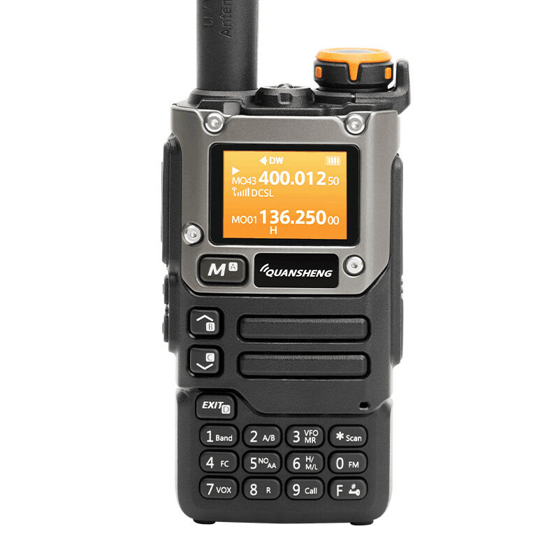 Quansheng UV-K58 5W Walkie Talkie Air Band Radio UHF VHF DTMF FM Scrambler NOAA Tyep-C Charging Wireless Frequency Two-Way Handheld Portable Radio
