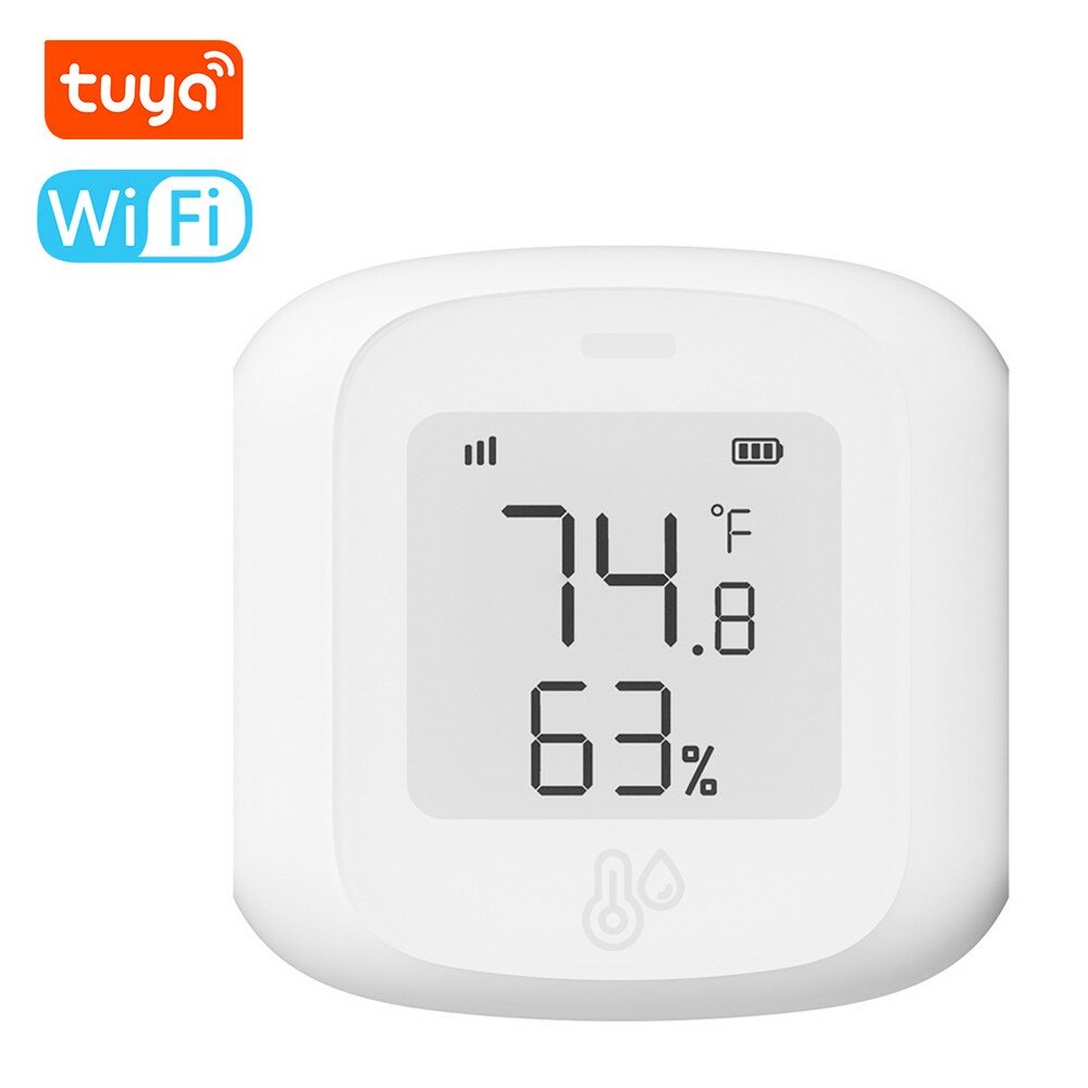 Tuya  WiFi Temperature Humidity Tester Digital Display Mobilephone APP Remotely Control Intelligent Linkage Hygrothermograph Smarthome Device