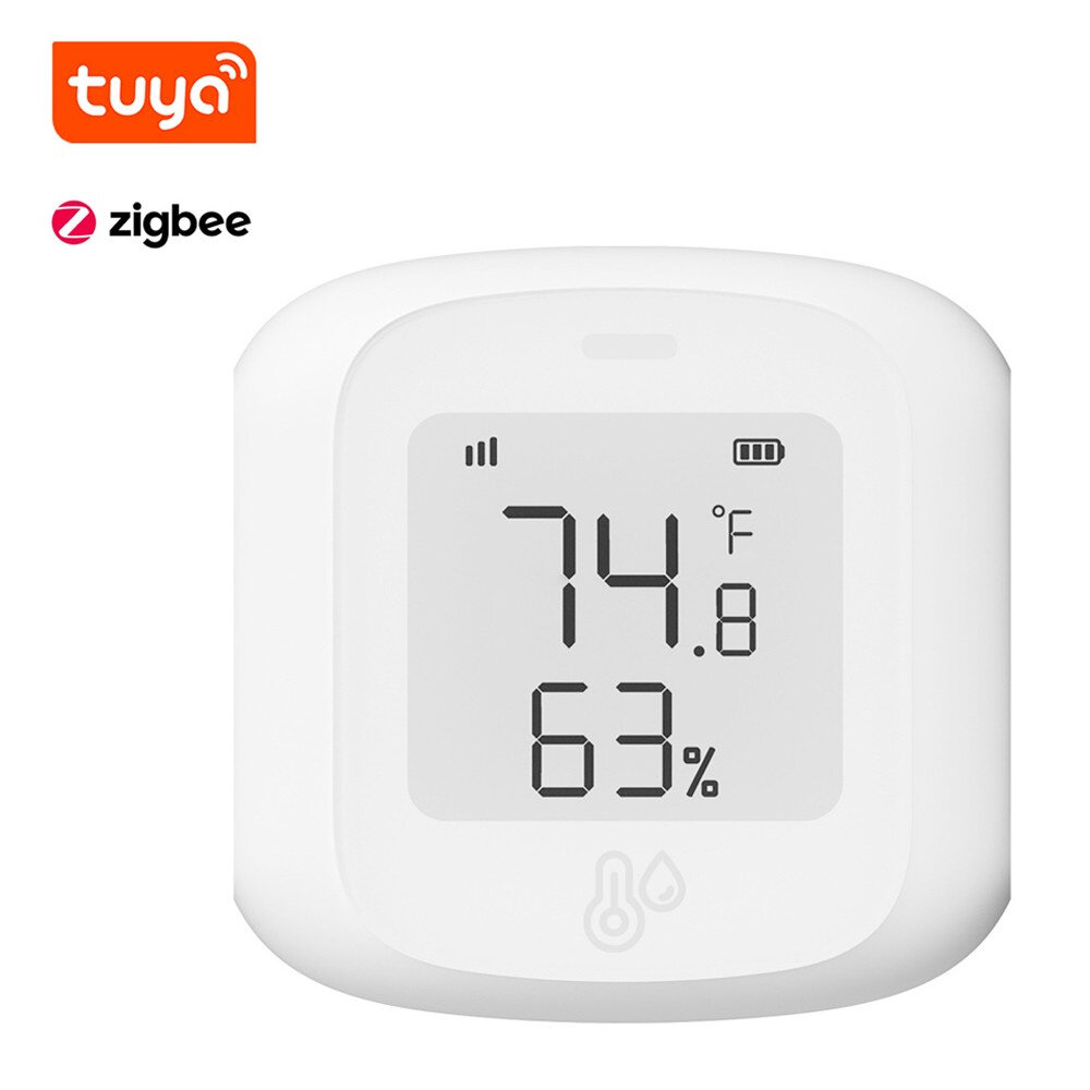 Tuya  WiFi Temperature Humidity Tester Digital Display Mobilephone APP Remotely Control Intelligent Linkage Hygrothermograph Smarthome Device