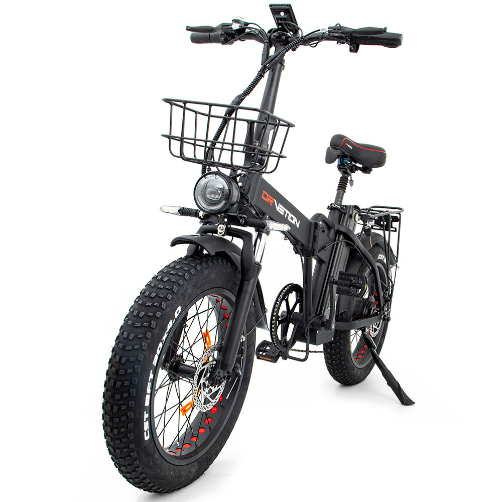 [EU DIRECT] DRVETION AT20 Electric Bike 48V 20Ah Battery 750W Motor 20*4.0inch Tires 80-120KM Max Mileage 150KG Max Load Folding Electric Bicycle