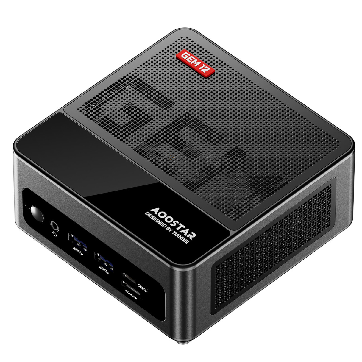 AOOSTAR GEM12 AMD R9 6900HX Mini PC 8 Core 16 Thread 16GB DDR5+512GB SSD 32GB DDR5+1TB SSD 4K Quad Screen Output WIFI6 BT5.2 HD USB4 Type-C Dual 2.5G LAN Mini Computer Desktop PC