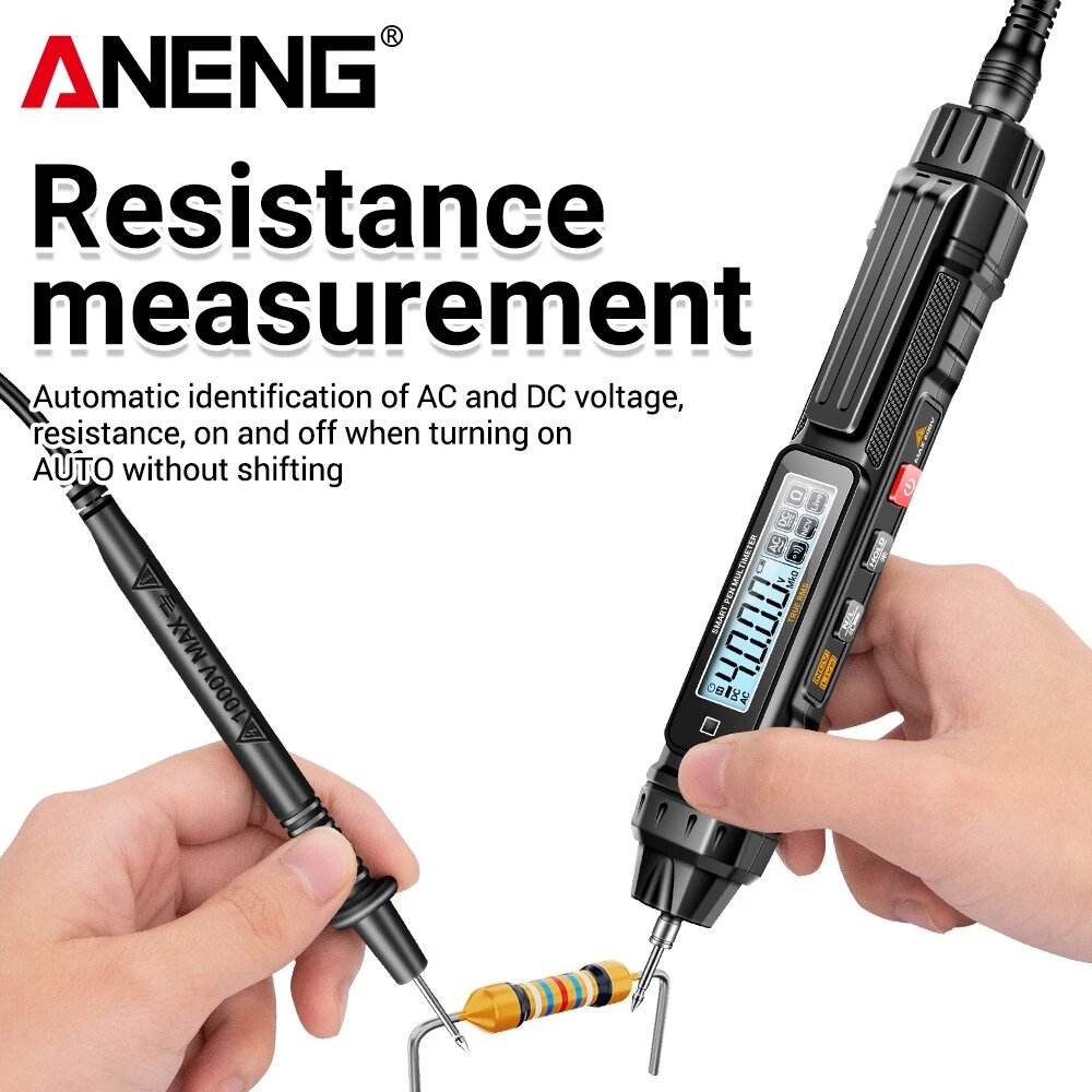 ANENG A3005 Digital Multimeter Pen Type 4000 Counts Professional Meter Non-Contact Auto AC/DC Voltage Ohm Diode Tester For Tool