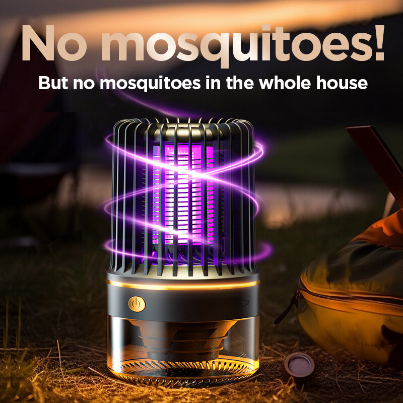 3000mAh Electric Backset Mosquito Killer Lamp Household Outdoor USBChargingMosquito Killing Lamp Mute Portable Suction Mosquito Repellent