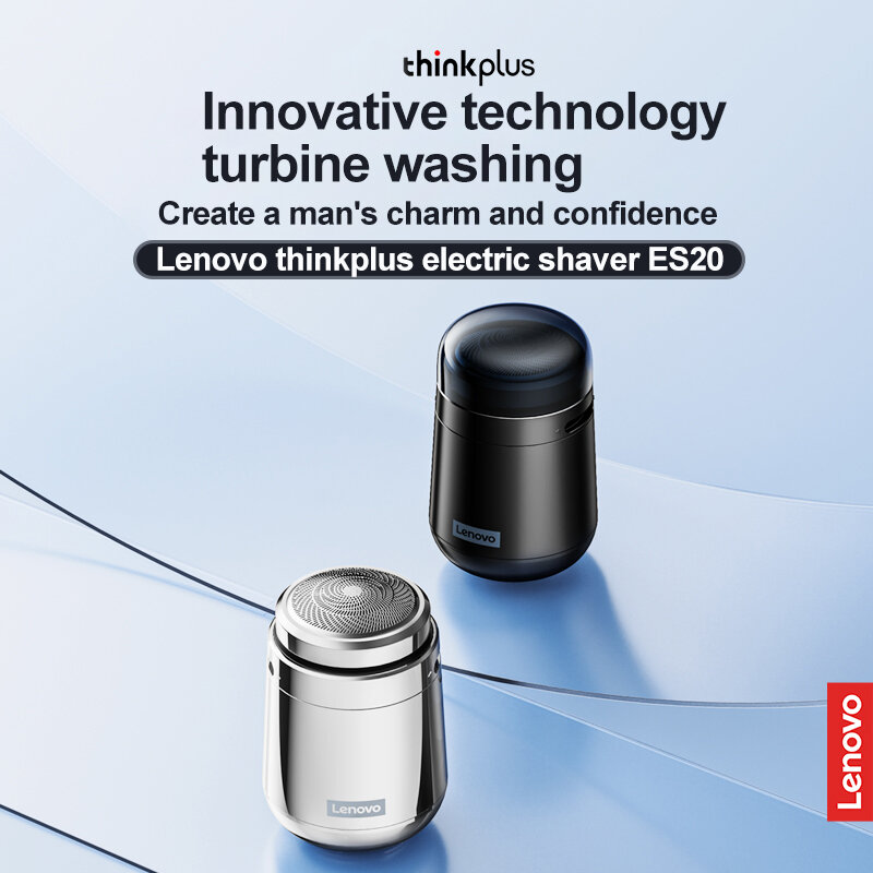 Lenovo Thinkplus ES20 330mAh Rechargeable Mini Electric Shaver IPX7 Waterproof High Speed Motor