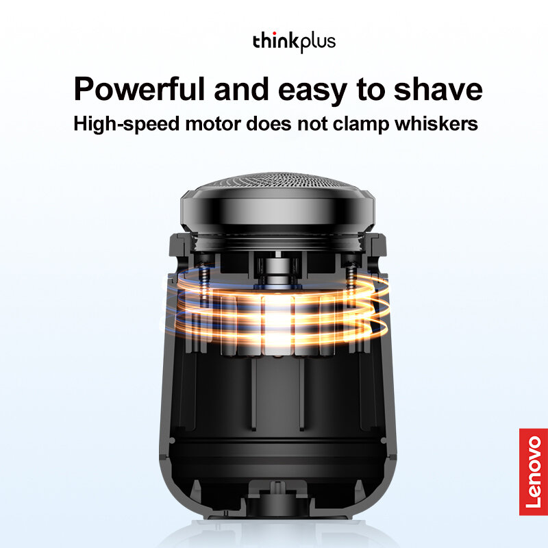 Lenovo Thinkplus ES20 330mAh Rechargeable Mini Electric Shaver IPX7 Waterproof High Speed Motor