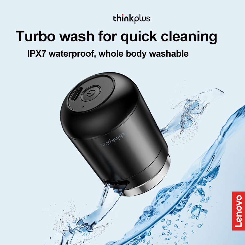 Lenovo Thinkplus ES20 330mAh Rechargeable Mini Electric Shaver IPX7 Waterproof High Speed Motor