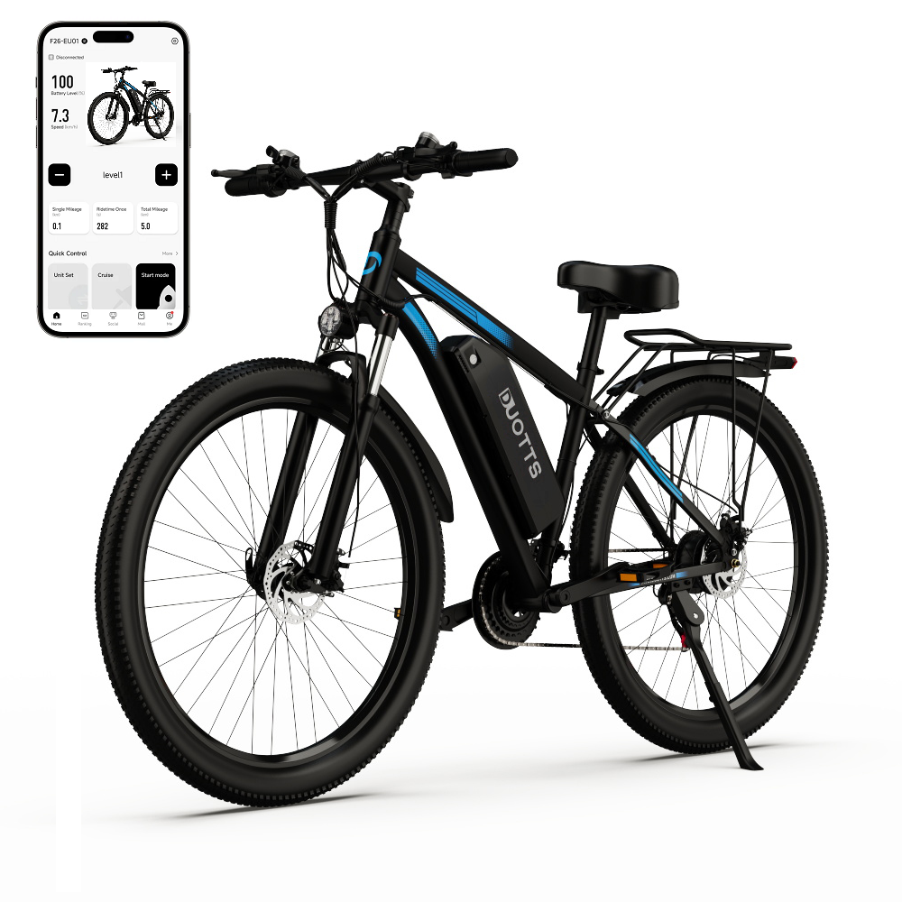 [EU DIRECT] DUOTTS C29 Electric Bike with Rear Rack 750W Motor 48V 15Ah Battery 29inch Tires 50KM Mileage 150KG Max Load Electric Bicycle