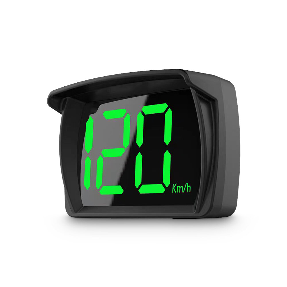 Car GPS HUD Digital Speedometer KMH MPH Big Fonts Green Light Car HUD Head Up Display for All Cars
