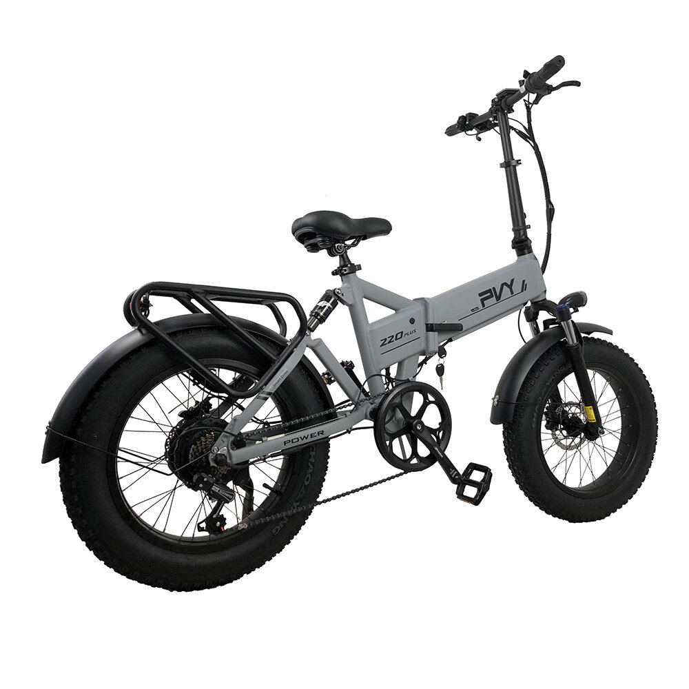 [EU DIRECT] PVY Z20 PLUS 1000 Electric Bike 48V 16Ah Battery 1000W Motor 20*4.0inch Fat Tires 80-120KM Mileage Range 150KG Max Load Folding Electric Bicycle