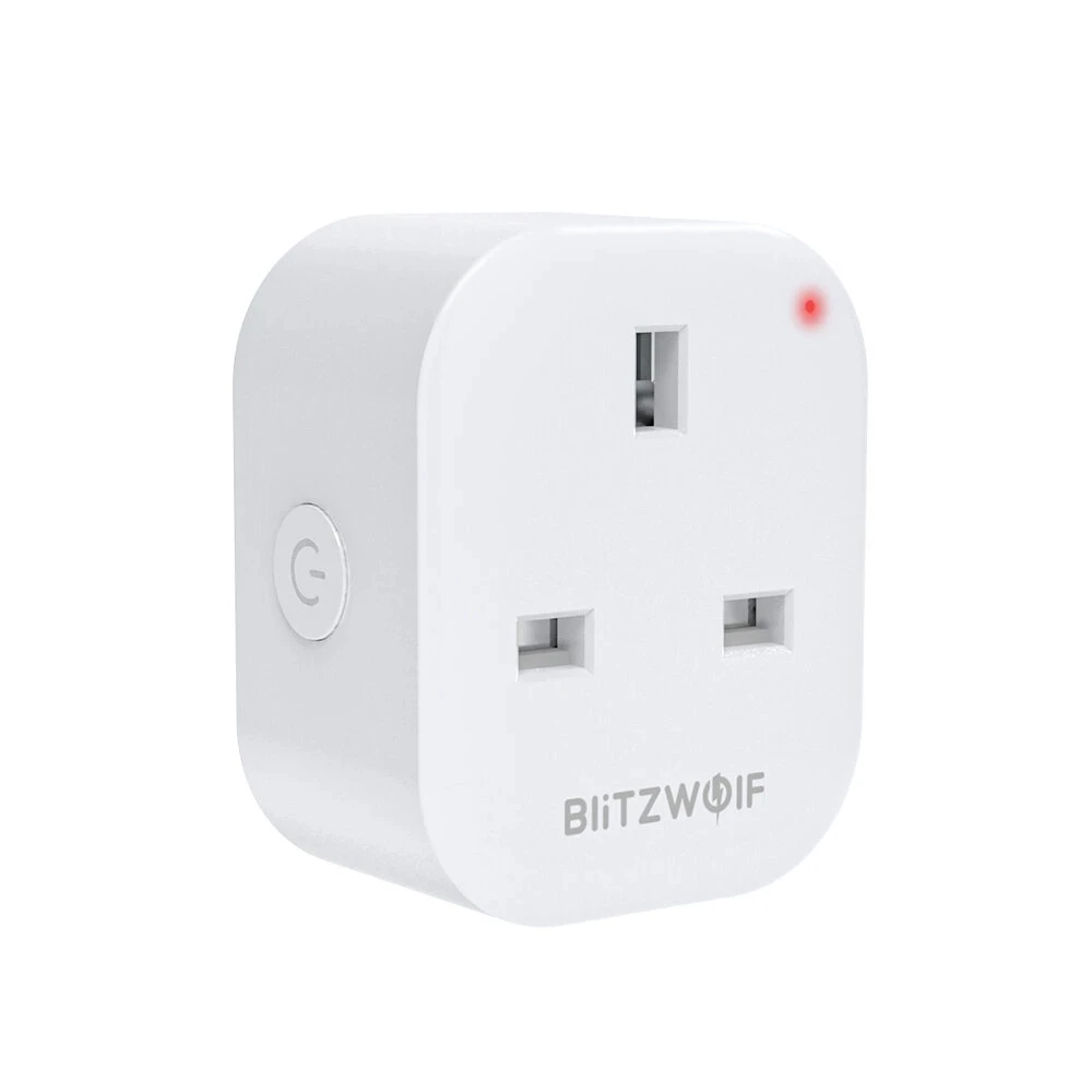 [4PCS] BlitzWolf® BW-SHP6 Pro 15A 3450W WiFi Smart Plug Wireless Power Socket Outlet Energy Monitoring No Hub Required App Remote Control Voice Control Works With Amazon Alexa and Google Assi