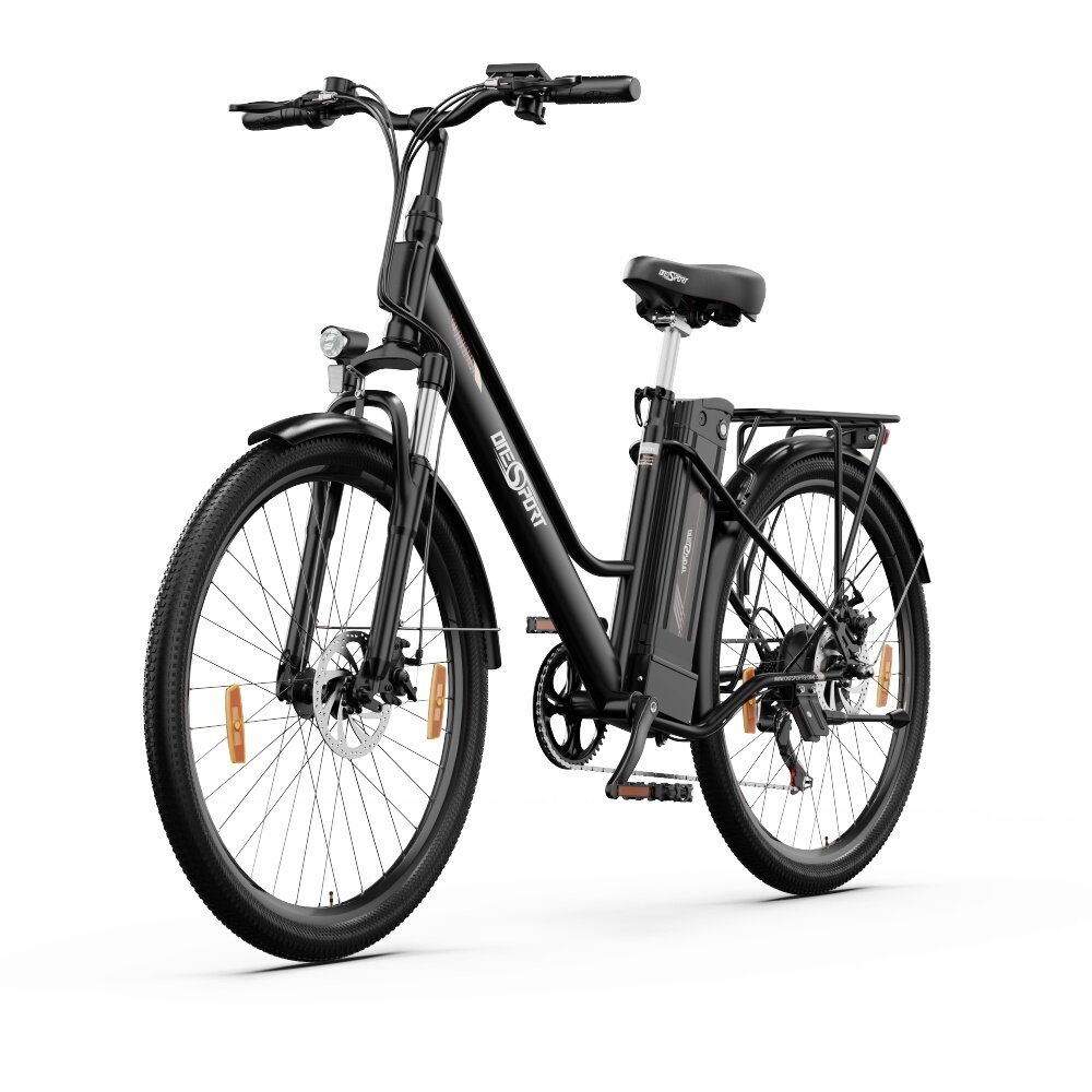 [EU DIRECT] ONESPORT OT18 Electric Bike Upgarde Version 7-Speed 36V 14.4Ah Battery 250W Motor 26inch Tires 40-60KM Max Mileage 135KG Max Load Electric Bicycle
