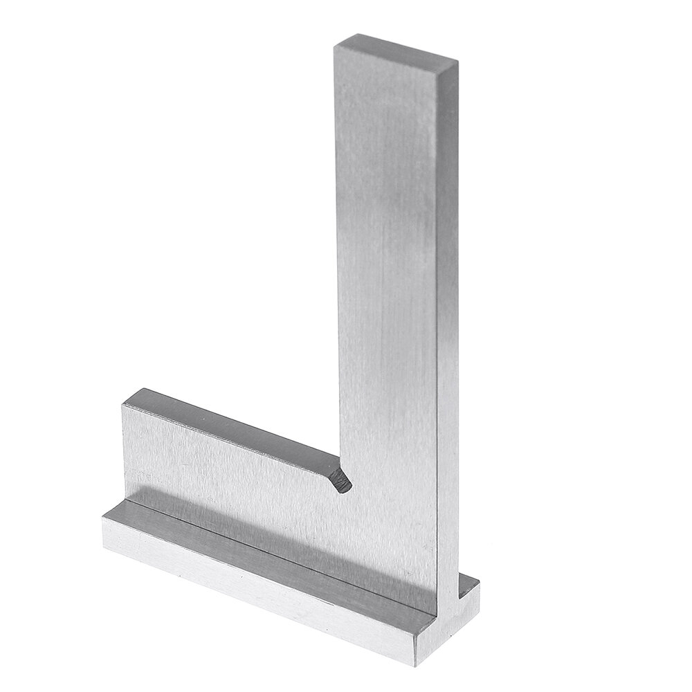 Drillpro Machinist Square 90º Right Angle Engineer Carpenter Square with Seat Precision Ground Steel Hardened Angle Ruler