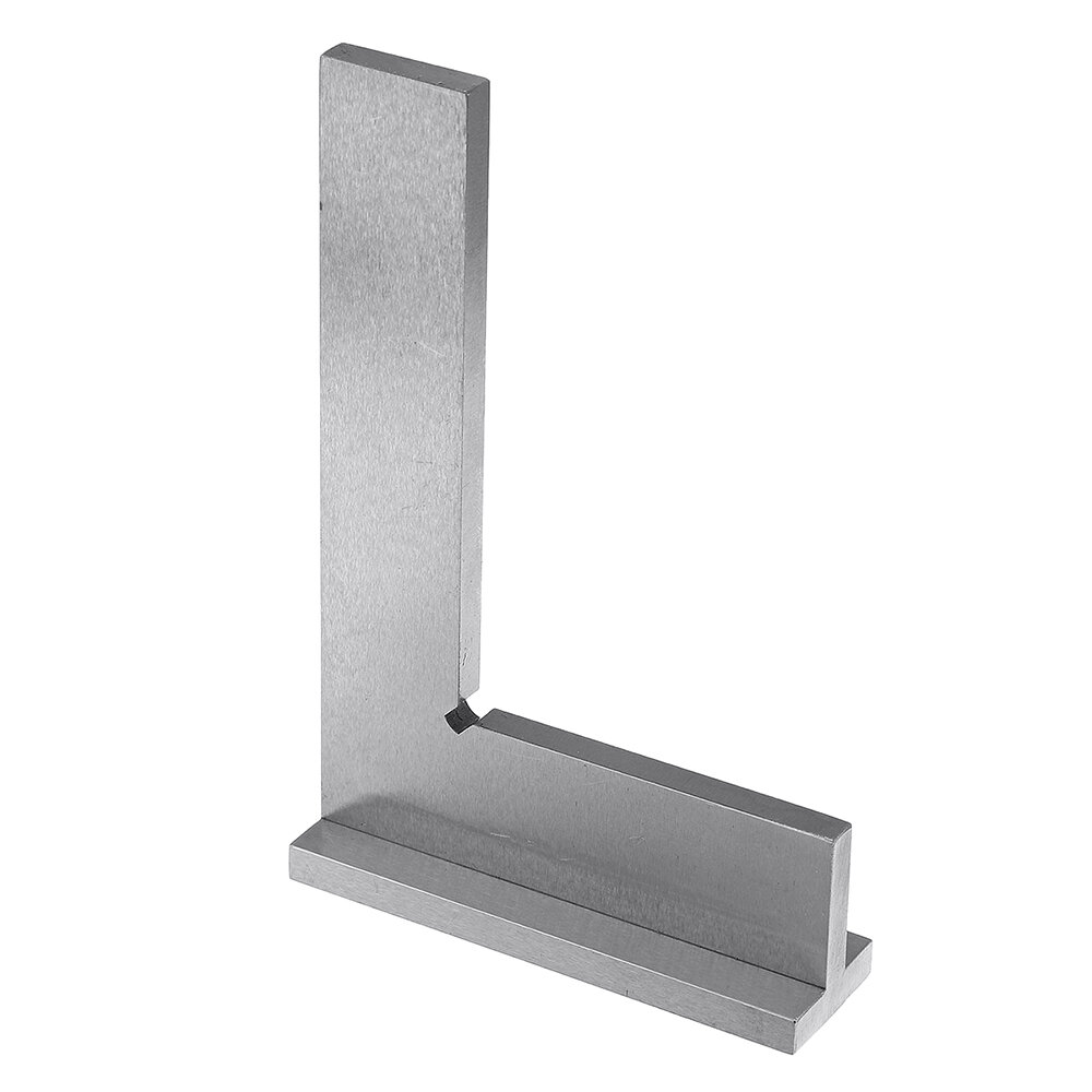 Drillpro Machinist Square 90º Right Angle Engineer Carpenter Square with Seat Precision Ground Steel Hardened Angle Ruler