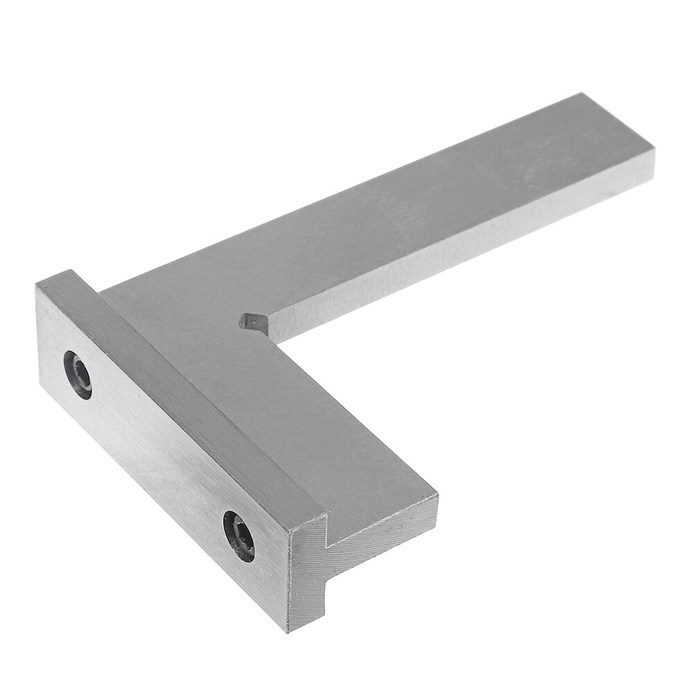 Drillpro Machinist Square 90º Right Angle Engineer Carpenter Square with Seat Precision Ground Steel Hardened Angle Ruler