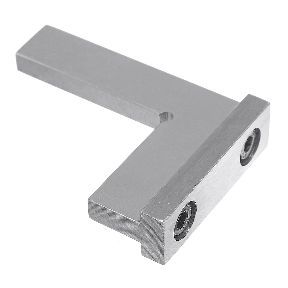 Drillpro Machinist Square 90º Right Angle Engineer Carpenter Square with Seat Precision Ground Steel Hardened Angle Ruler