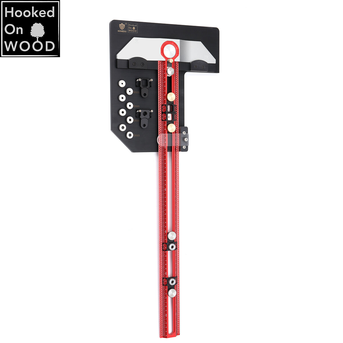 HONGDUI Ruler Stand For Hooked On Wood MT-2465 PRO Scriber Sturdy Acrylic/Bakelite Wall-mounted For Easy Storage