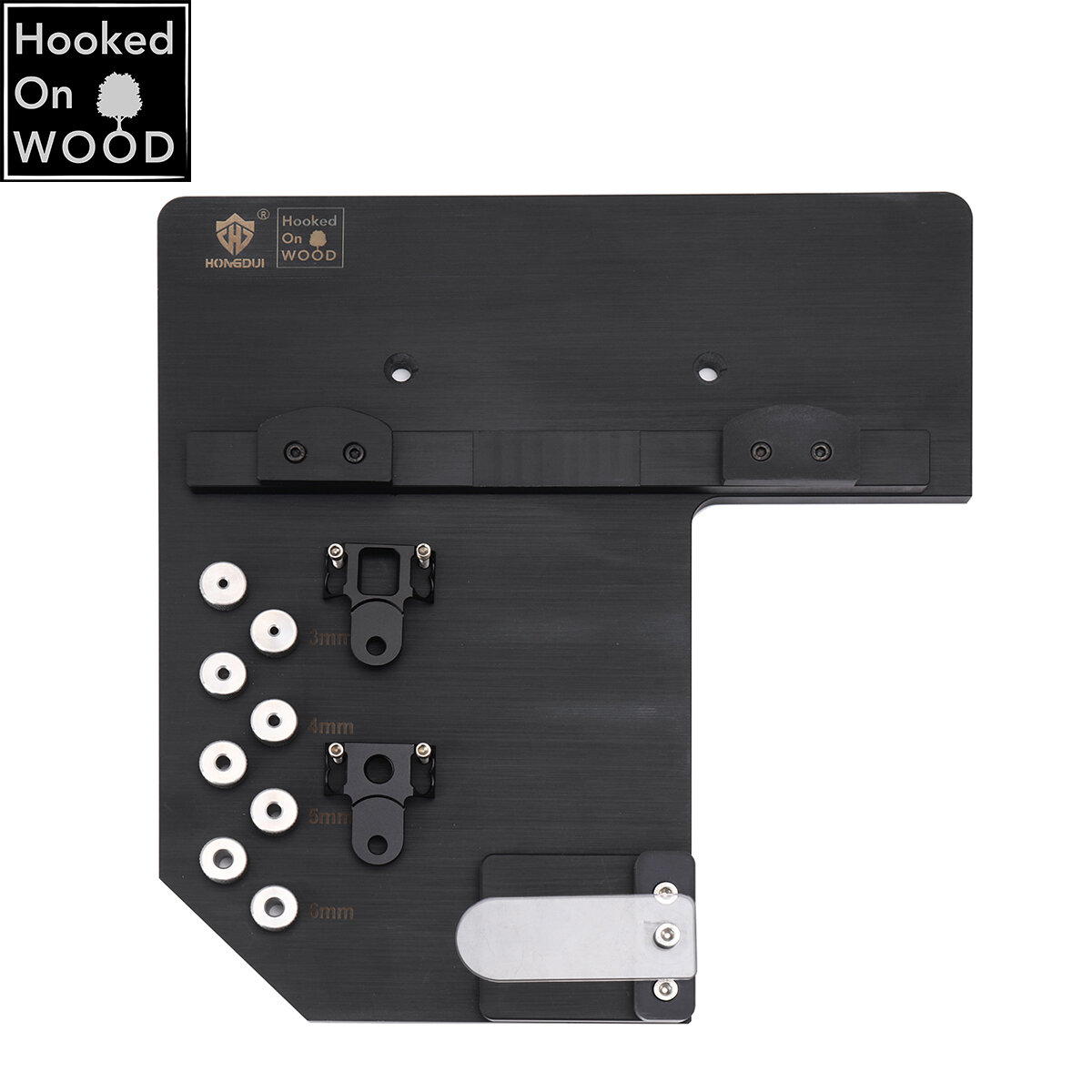 HONGDUI Ruler Stand For Hooked On Wood MT-2465 PRO Scriber Sturdy Acrylic/Bakelite Wall-mounted For Easy Storage