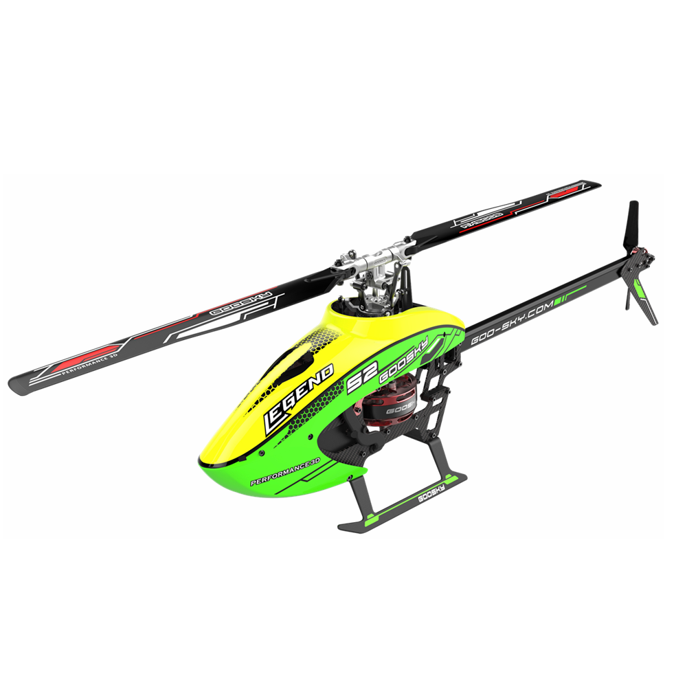 GOOSKY S2 6CH 3D Aerobatic Dual Brushless Direct Drive Motor RC Helicopter BNF with GTS Flight Control System