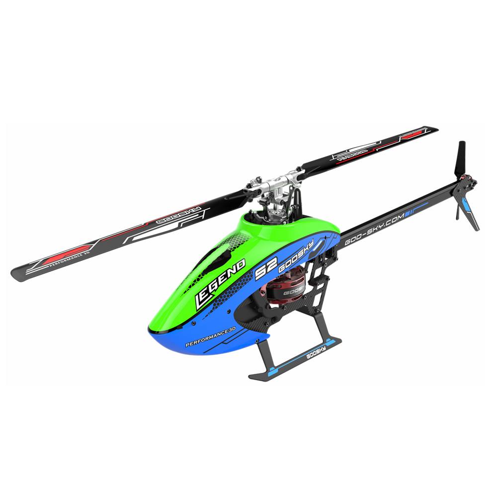 GOOSKY S2 6CH 3D Aerobatic Dual Brushless Direct Drive Motor RC Helicopter BNF with GTS Flight Control System