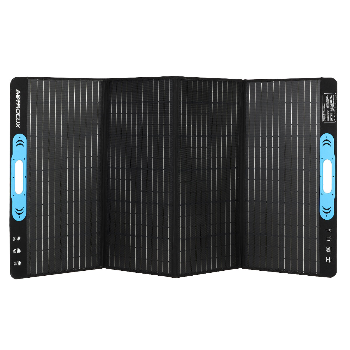 Astrolux® FSP200 18V 200W Foldable Solar Panel Portable Solar Battery Charger With USB DC Multi-Contact 4 Multi-Output for Power Station Tablet Phones Flashlight Camping Van RV