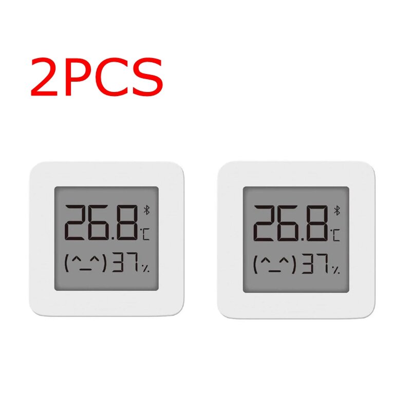 2Pcs Xiaomi Mijia Smart LCD Screen Digital Thermometer 2 bluetooth Temperature Humidity Sensor Moisture Meter Mijia App